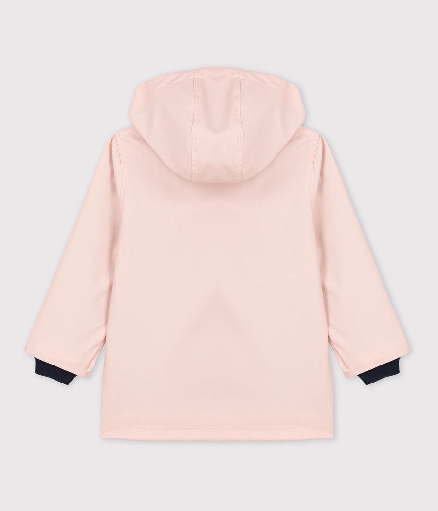 hooded rain jacket