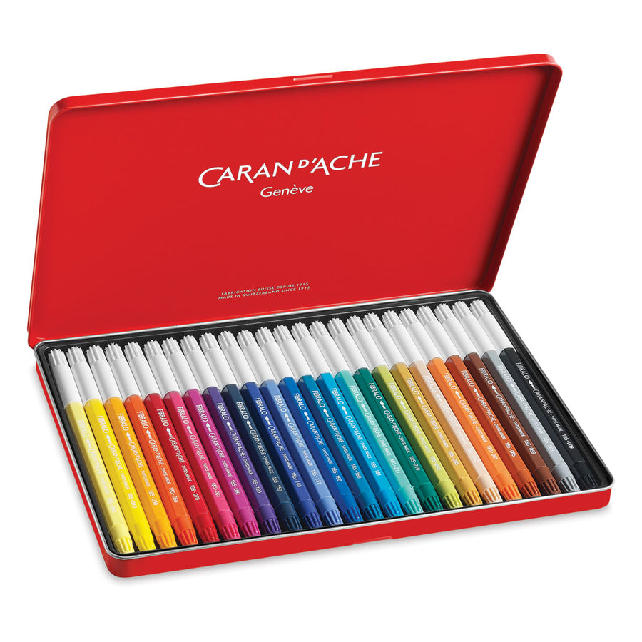 fibralo box: 24 colored pens