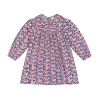 ginny dress navy pink floral