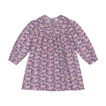 ginny dress navy pink floral