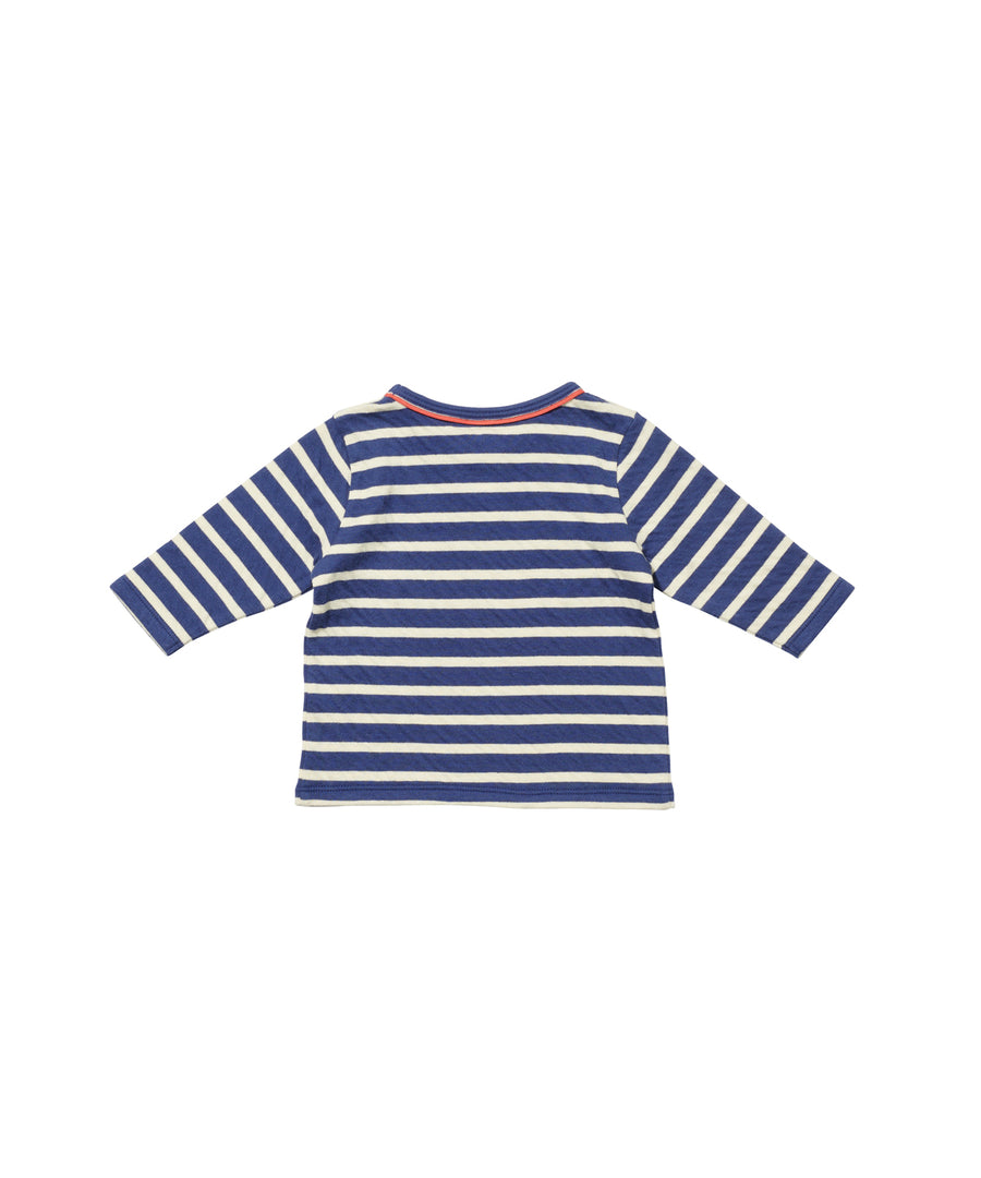 baby boy navy edward ls tee