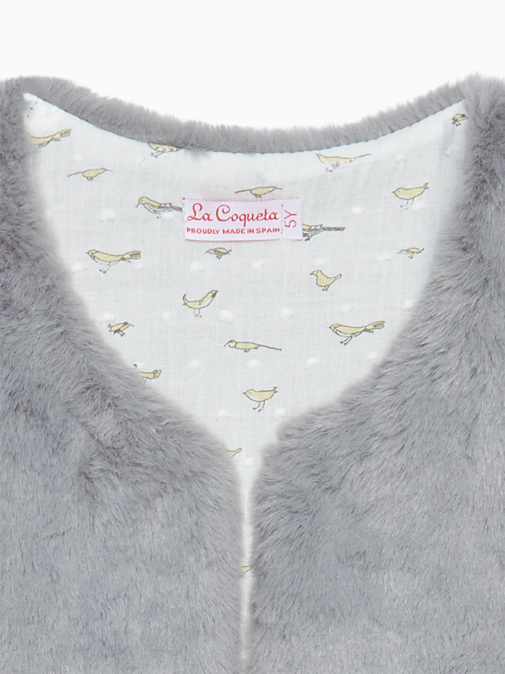 girls grey marisol vest