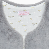 girls grey marisol vest