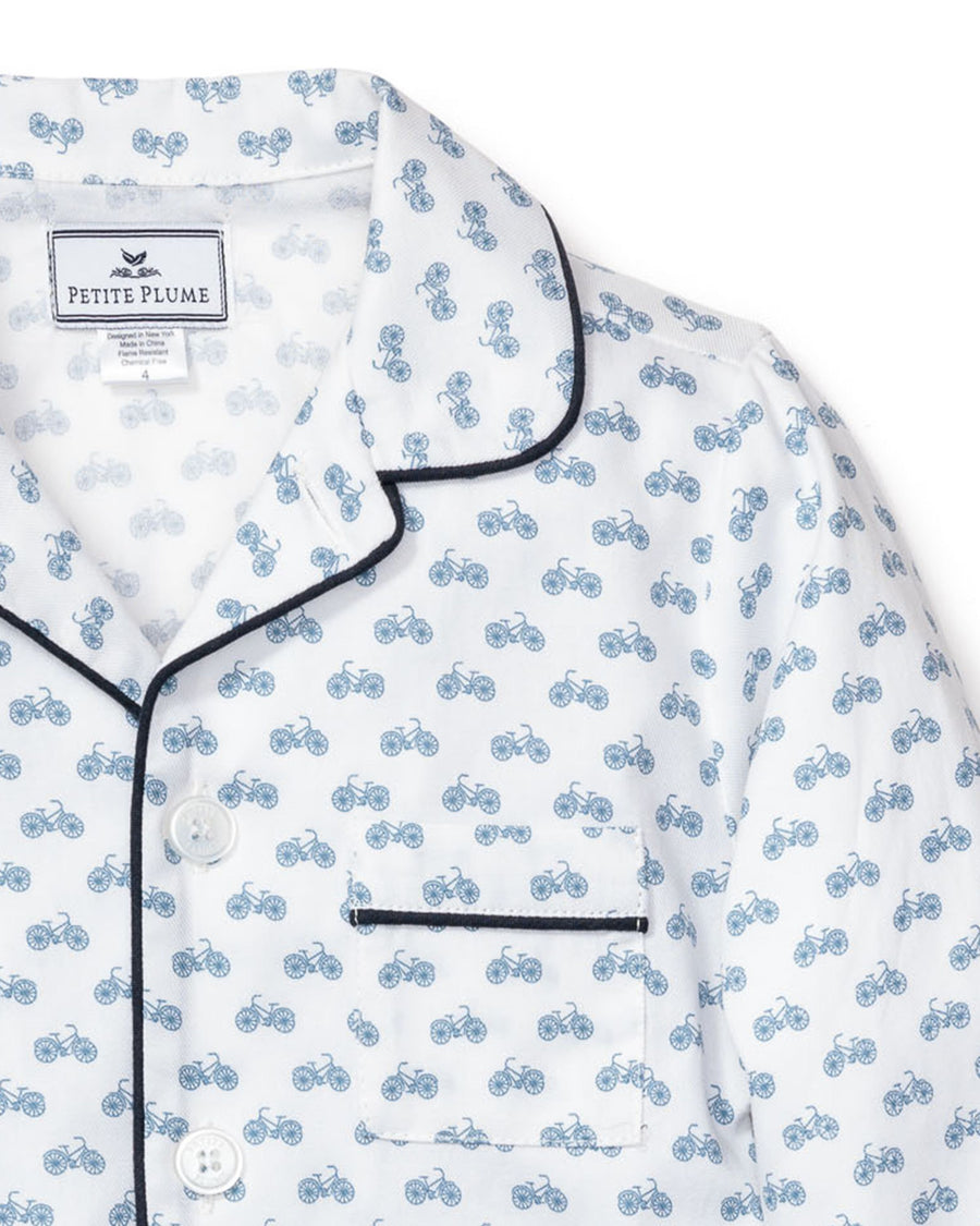 boys blue pajama set