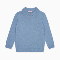 boys dusty blue brio jumper
