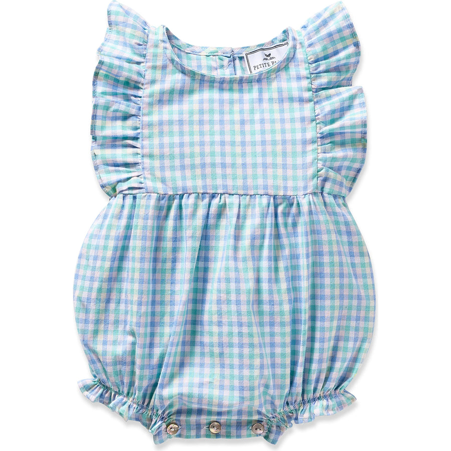 ruffled romper