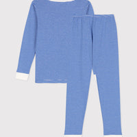 ls stripe top & pant set