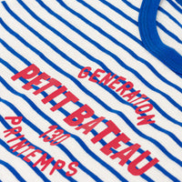 ss striped logo tee