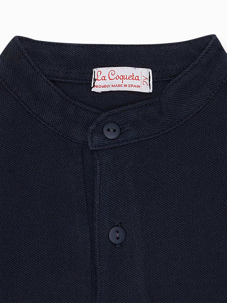 boys navy alcomo polo shirt