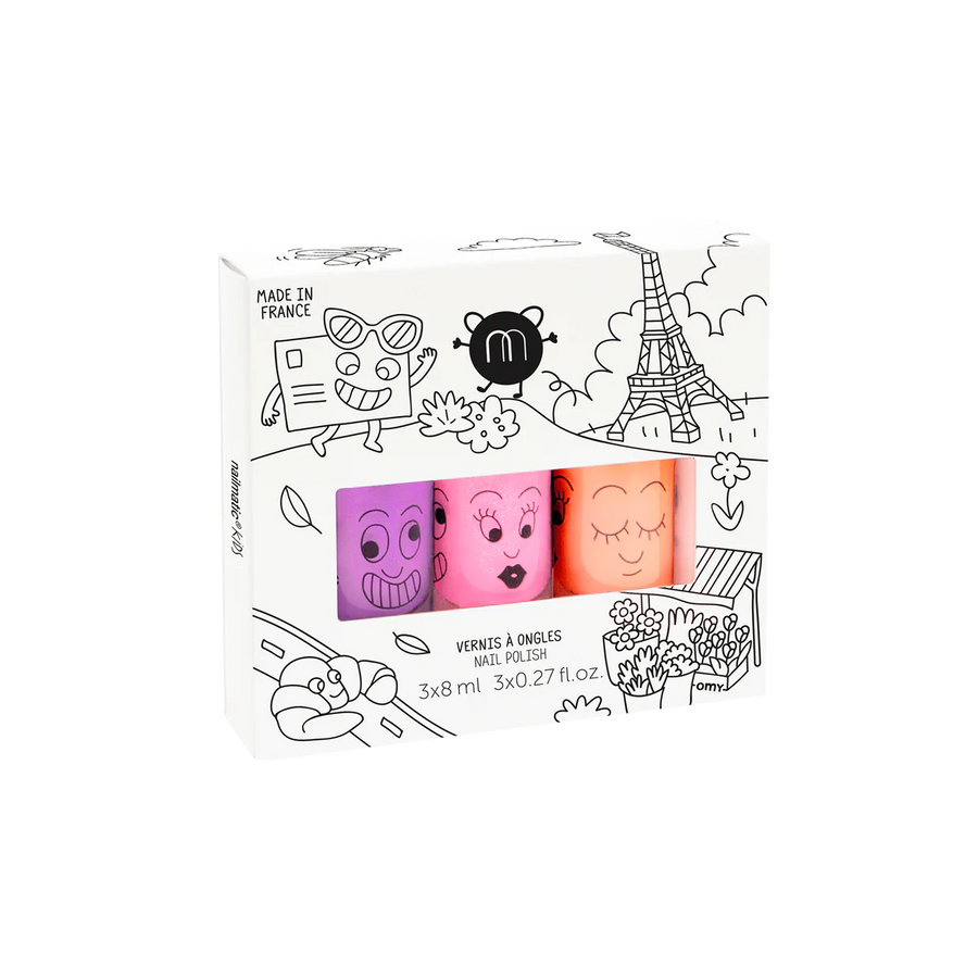 paris nail polish set of 3