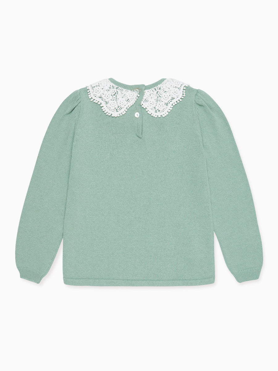 girls green blanca jumper