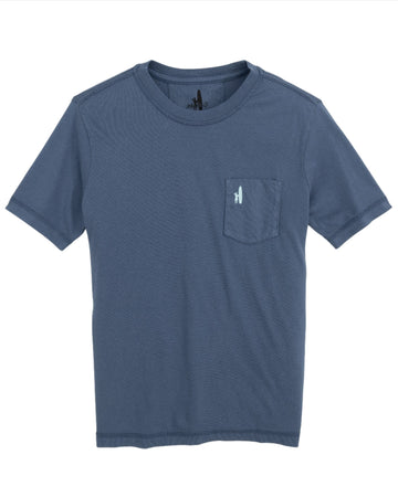 boys blue boardset tee