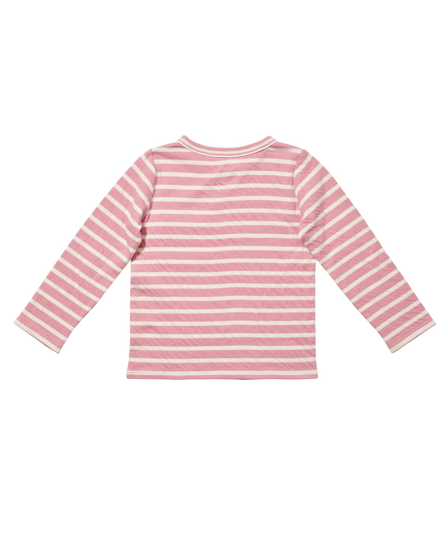 girls pink edward ls tee