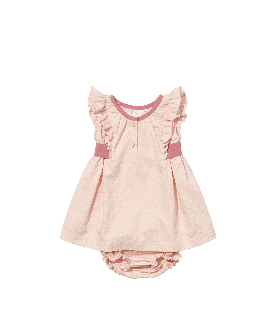 baby pink edie dress