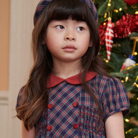 girls tartan wide headband