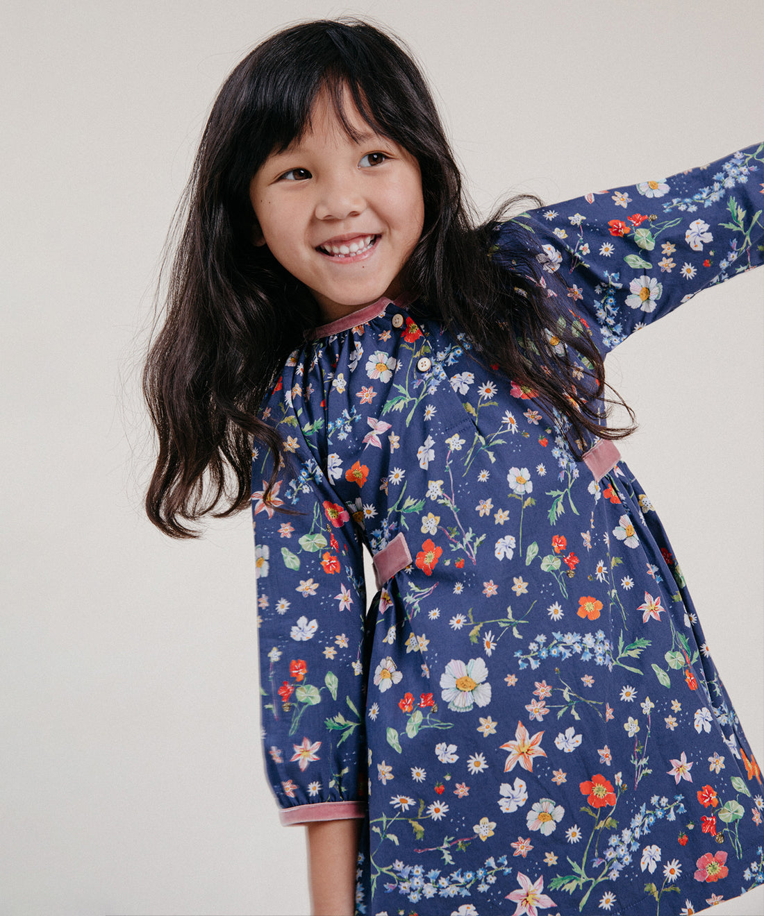 girls floral elizabeth dress