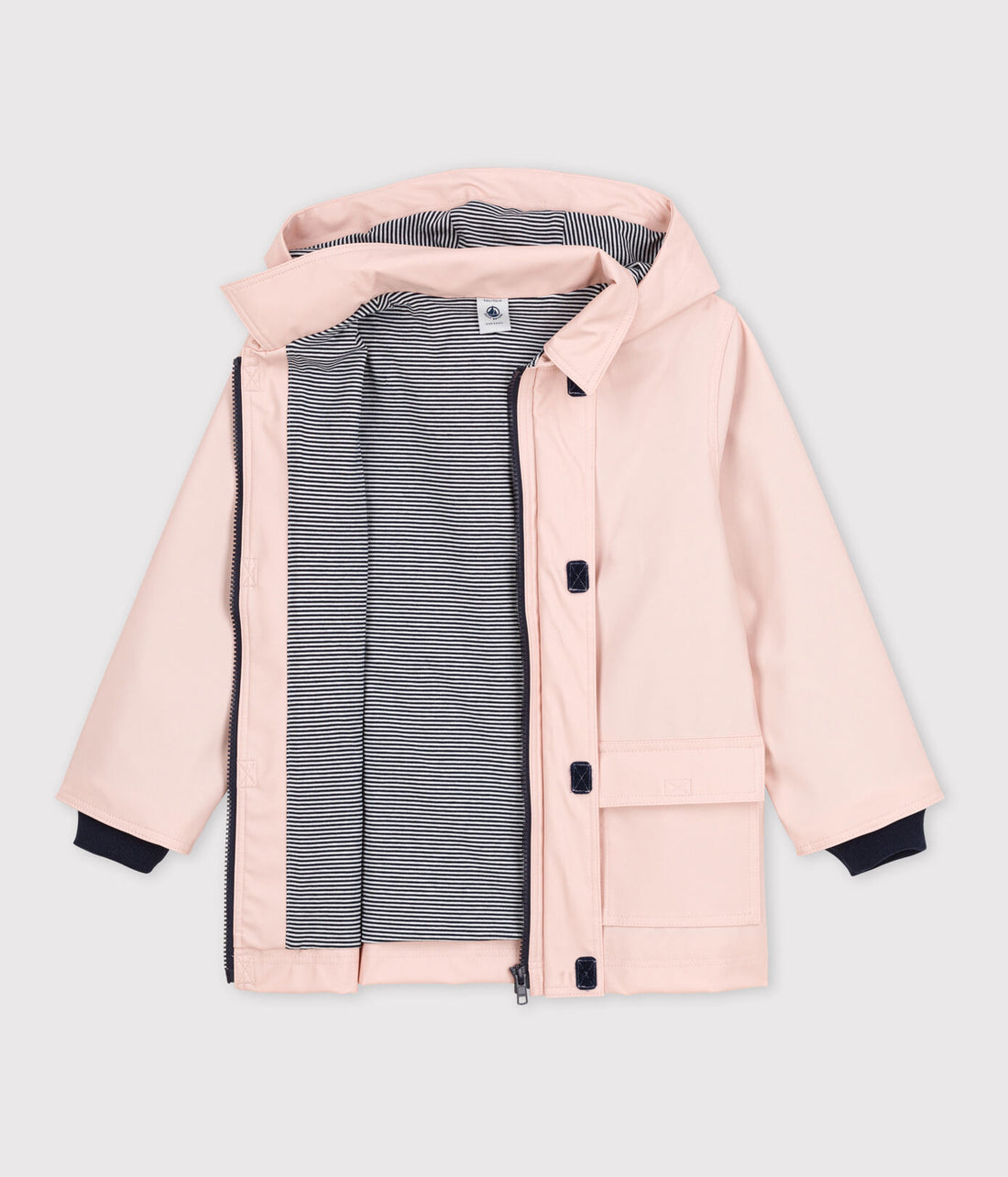 hooded rain jacket