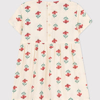 ss ruffle floral dress