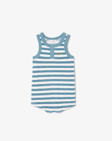 stripe terry onesie