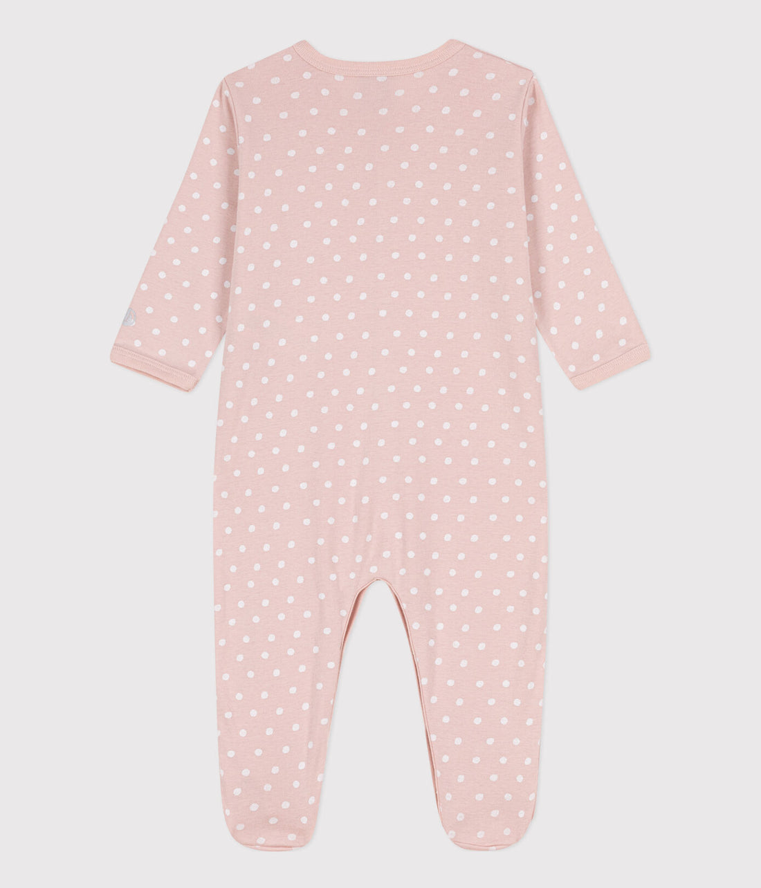 front snap dots footie