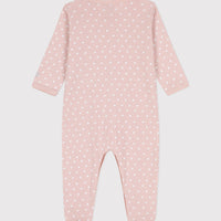 front snap dots footie