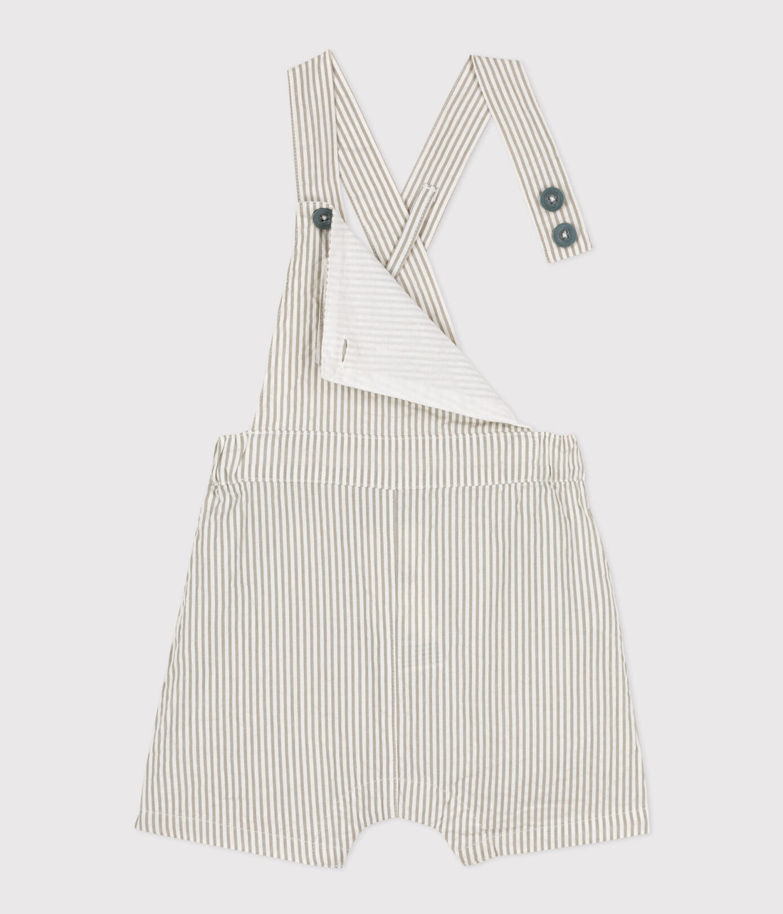 bb seersucker short overall