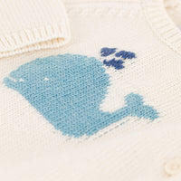 whale knit sweater & pant set