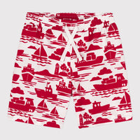 boat print swim short