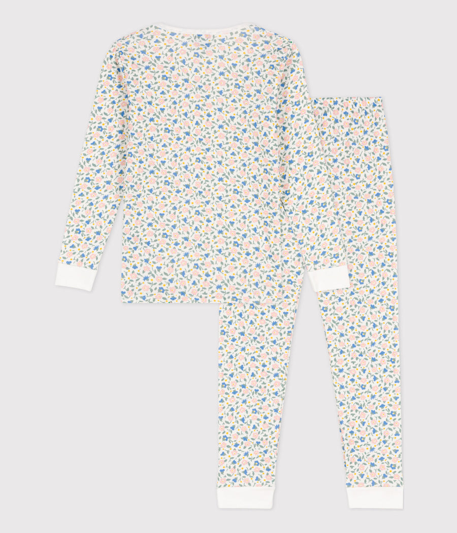 ls floral top & pant set