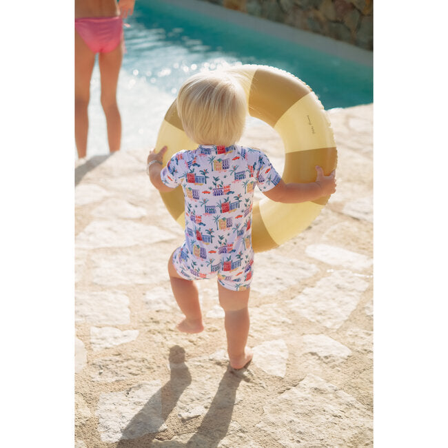 paros short-sleeved swimsuit