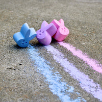 duckie's fluffle sidewalk chalk- pink/blue/purple