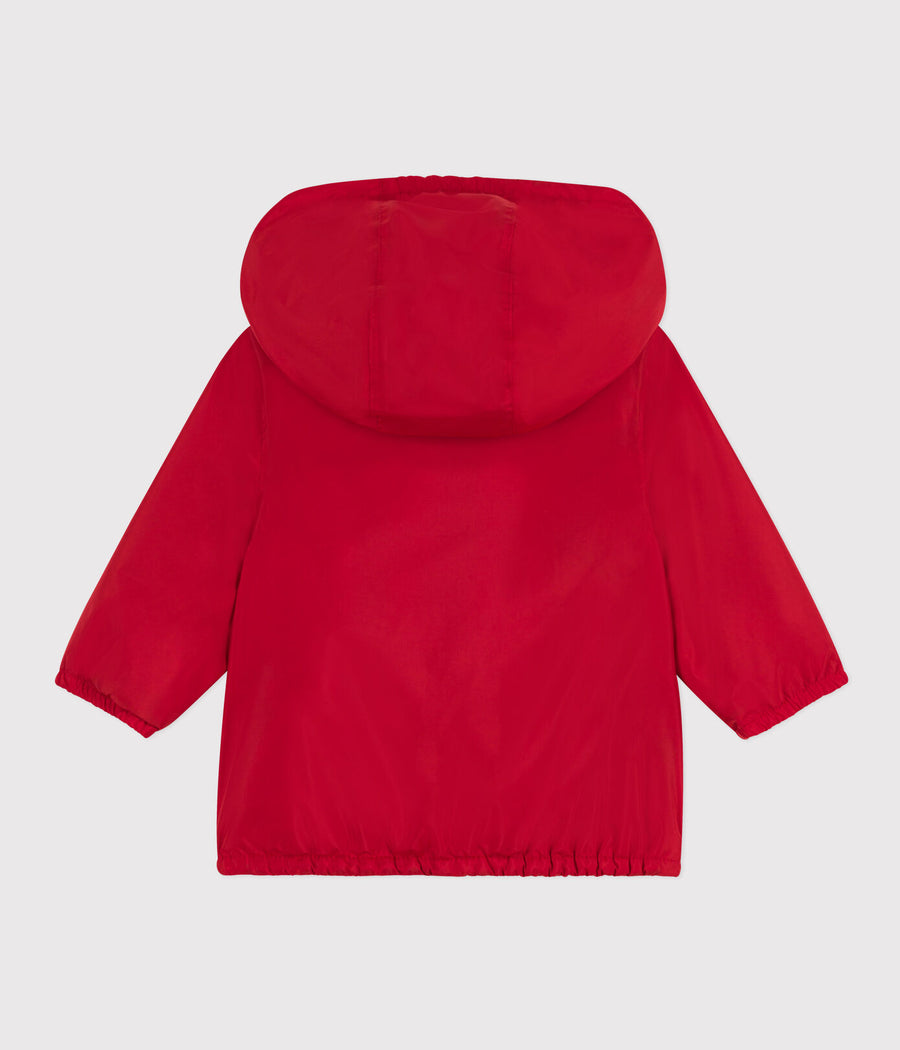 zip up logo hooded jacket