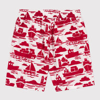 boat print swim short