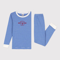 ls stripe top & pant set