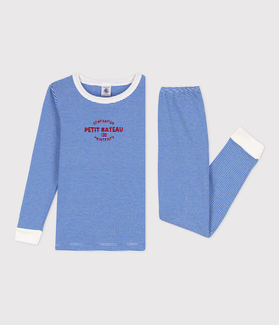 ls stripe top & pant set