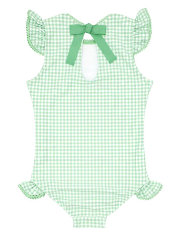 gingham rashguard 1pc