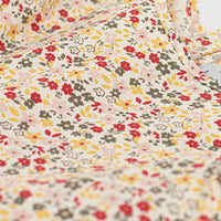 floral ruffle sleeve dress