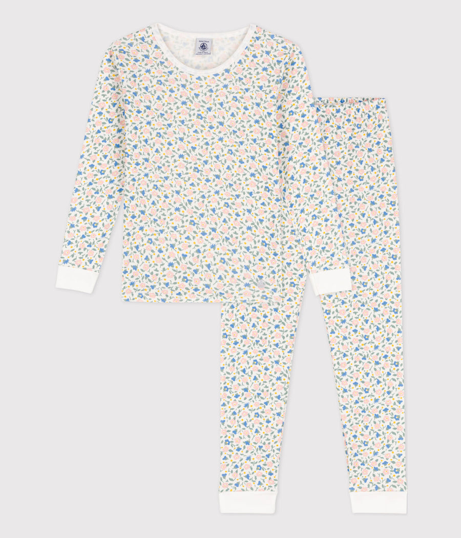 ls floral top & pant set