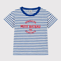 ss striped logo tee