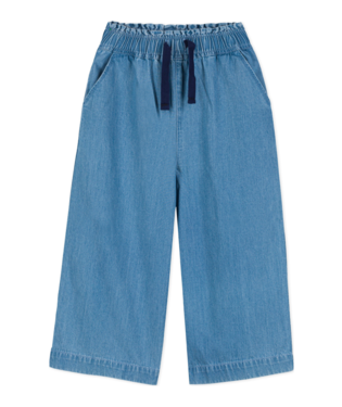 wide leg denim pant