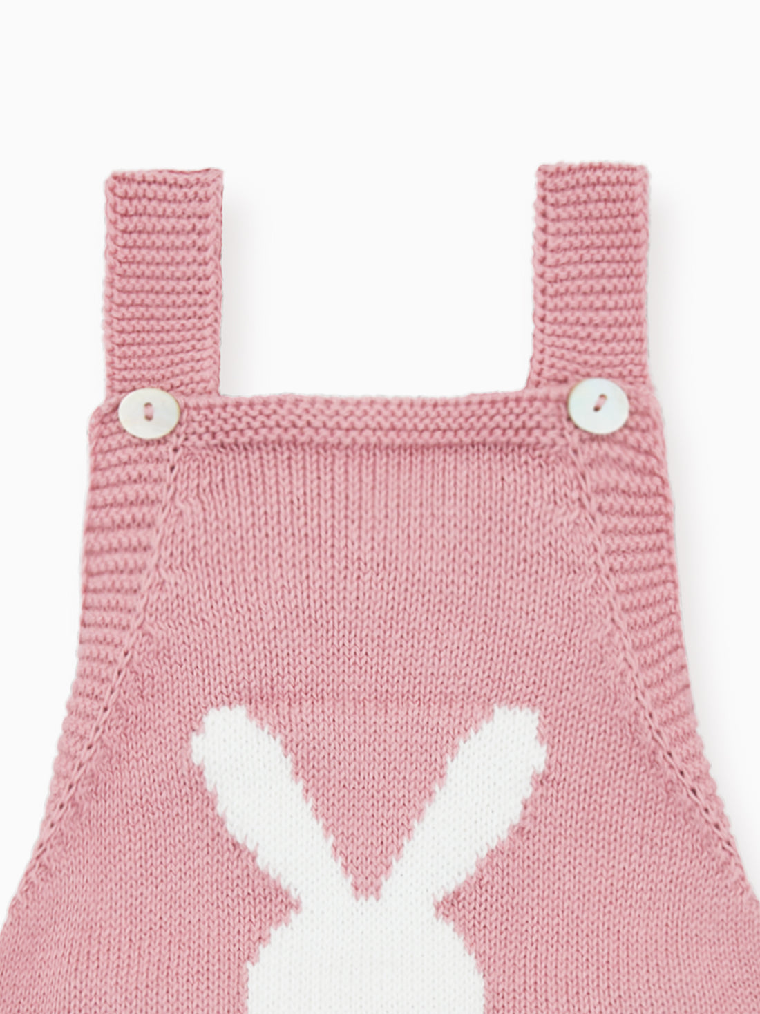 crispa knitted dungarees pink