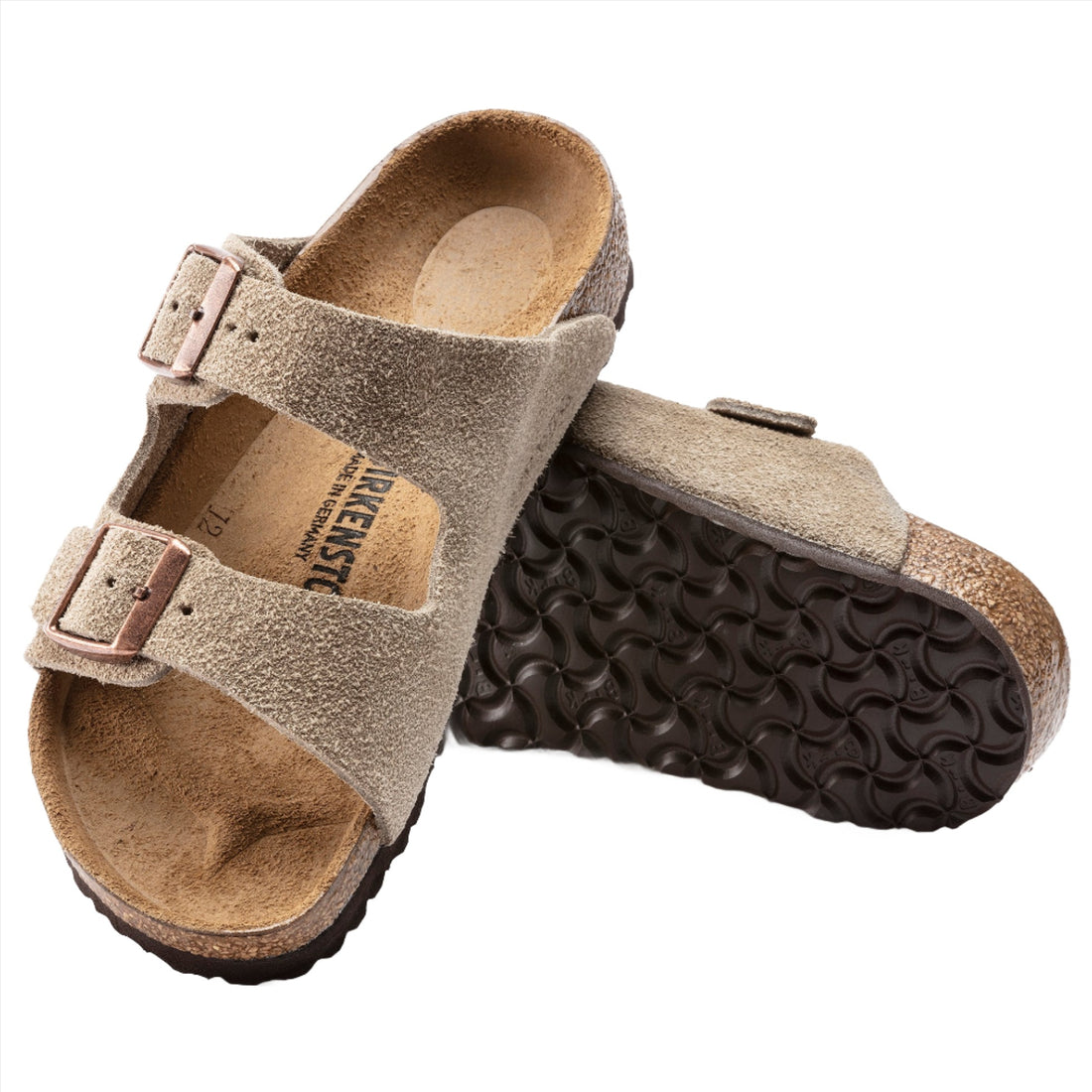 arizona sandals taupe