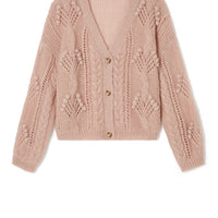 women's sama cardigan blush