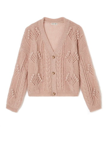 women's sama cardigan blush