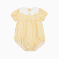lina rompersuit yellow stripe