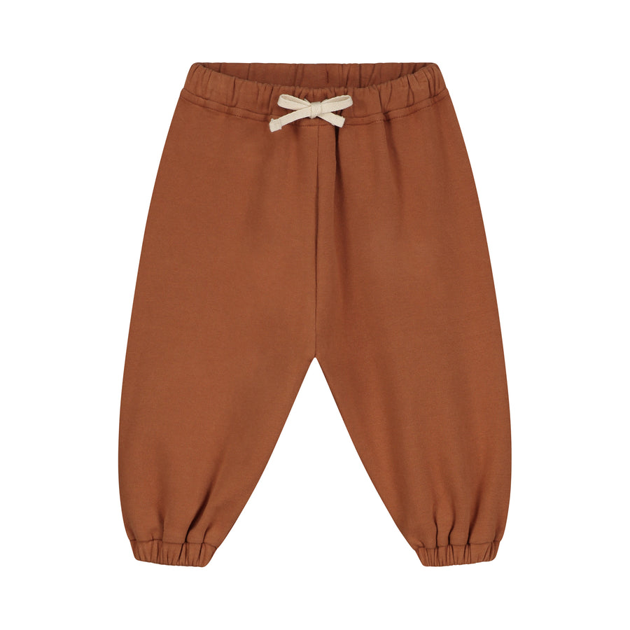 baby track pant rustic clay