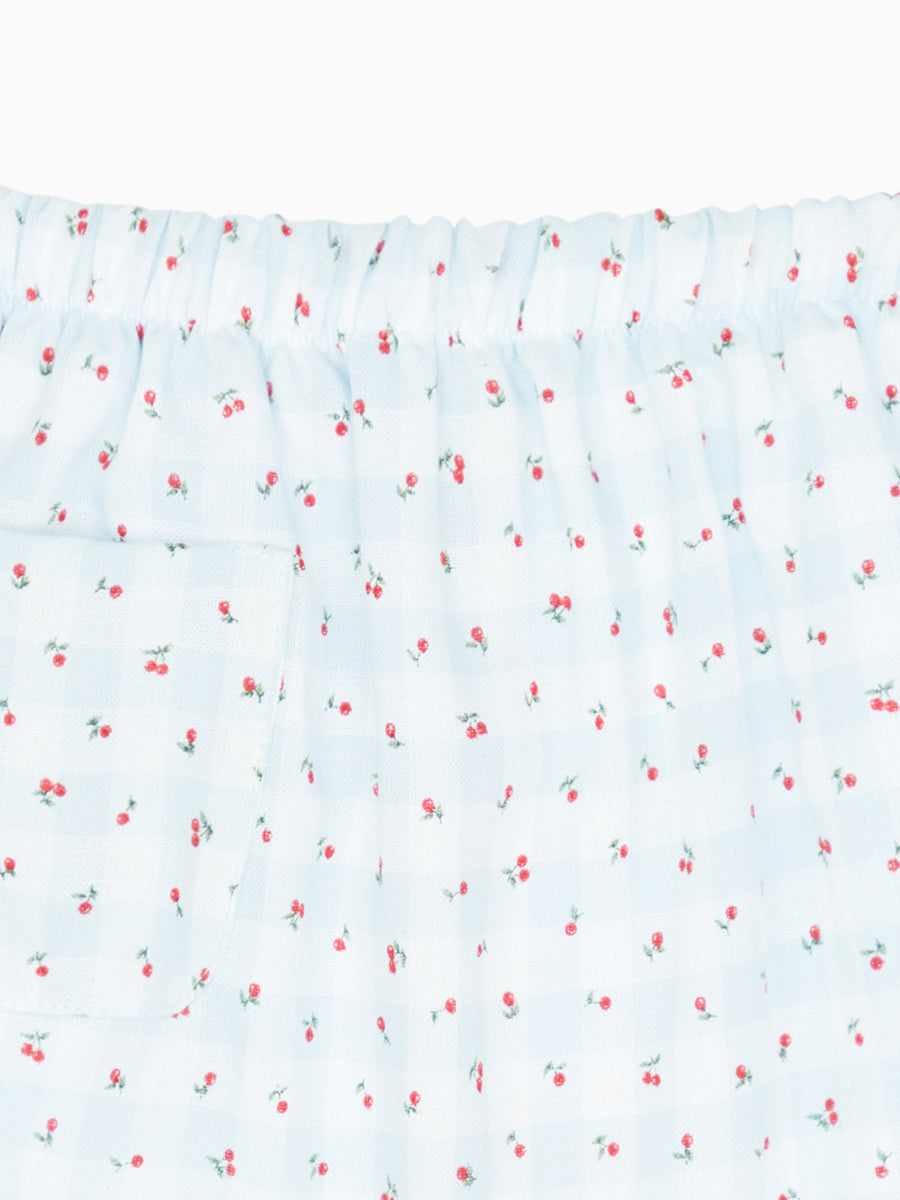 forna trousers blue gingham