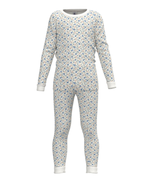 ls floral top & pant set