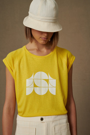 valentina tee yellow