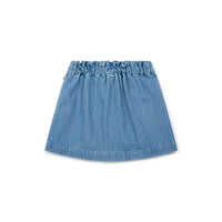 skirt denim clair
